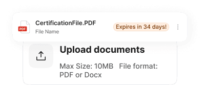 Certifications & Licenses